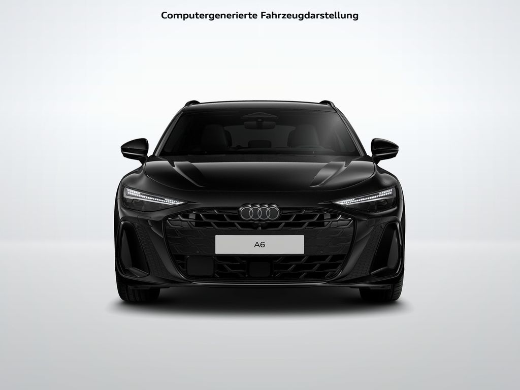 Audi A6 2025 г. Чёрный, пробег 11640 км