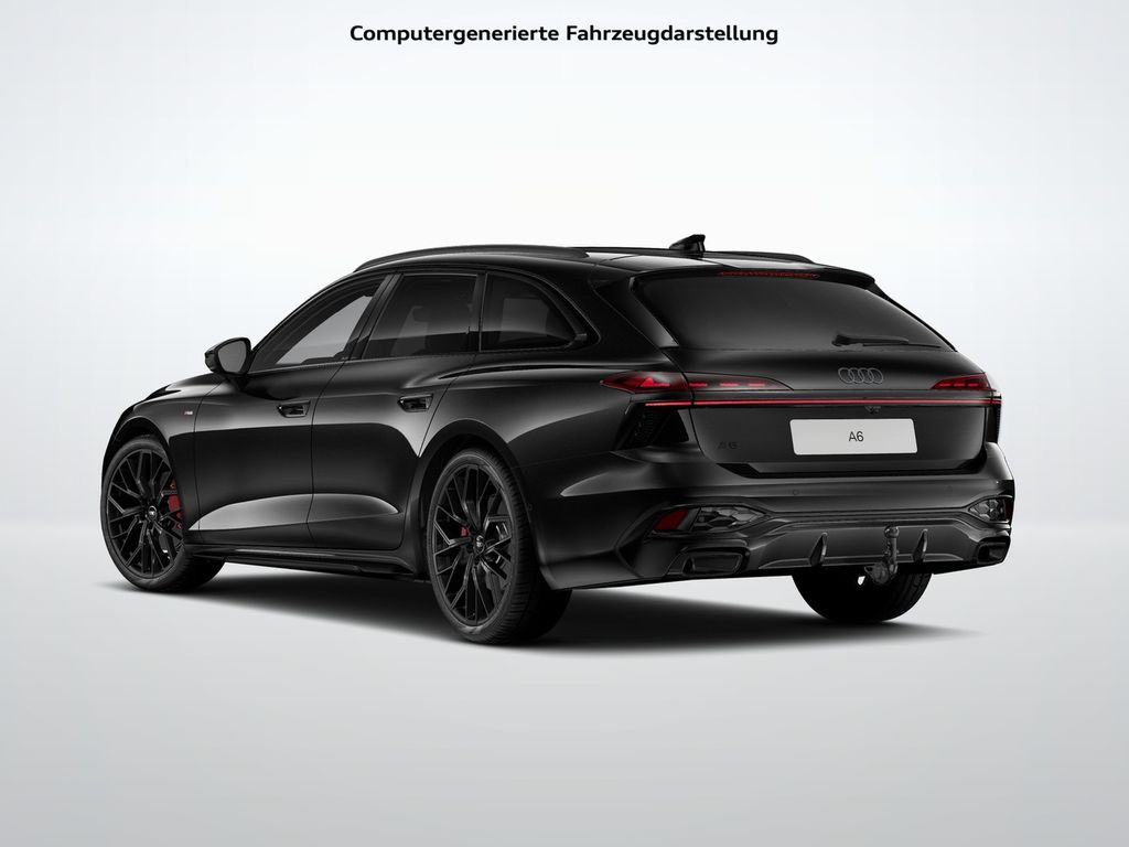 Audi A6 2025 г. Чёрный, пробег 11640 км