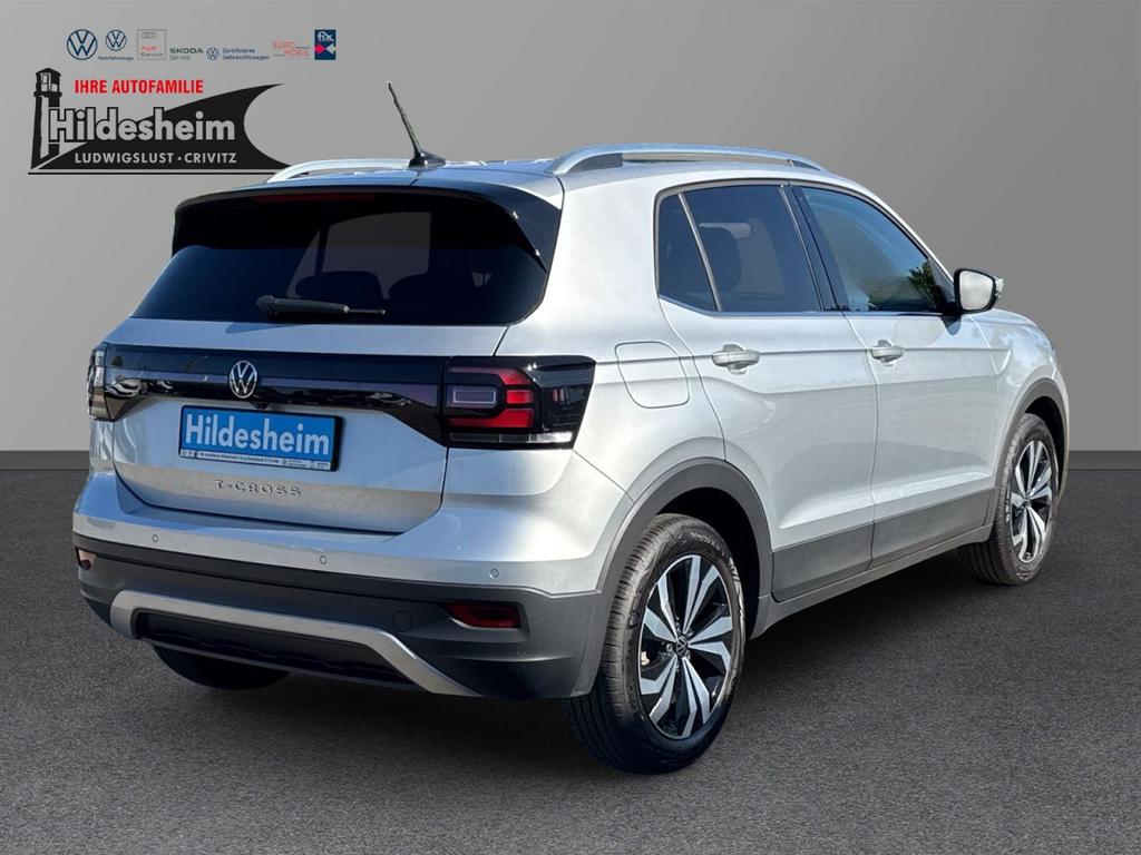 Volkswagen T-Cross 2023 г. Серебристый, пробег 27400 км