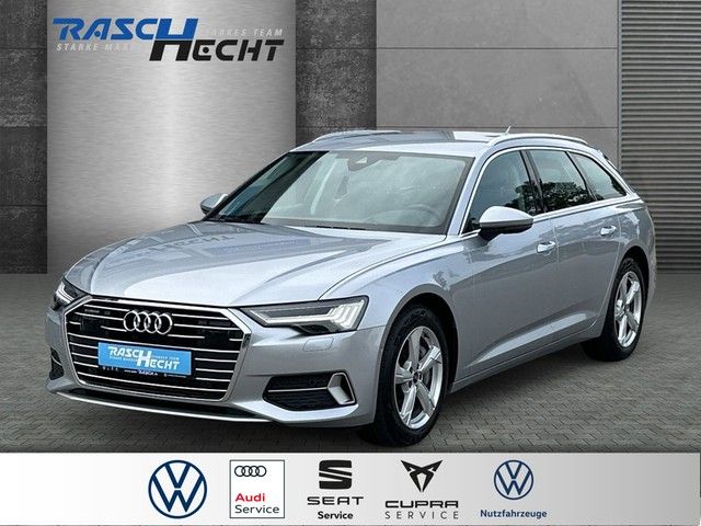 Audi A6 2023 г. Серебристый, пробег 55836 км