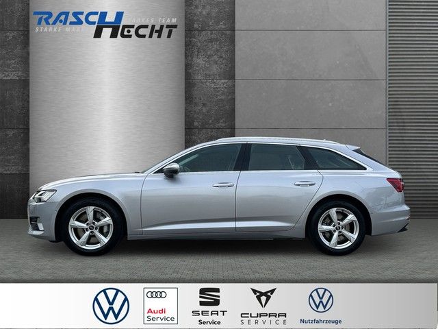 Audi A6 2023 г. Серебристый, пробег 55836 км