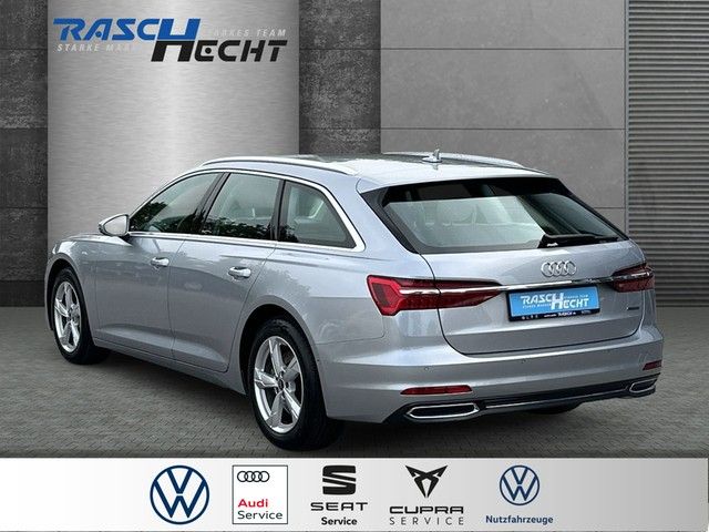 Audi A6 2023 г. Серебристый, пробег 55836 км