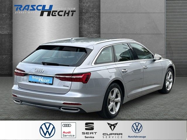 Audi A6 2023 г. Серебристый, пробег 55836 км
