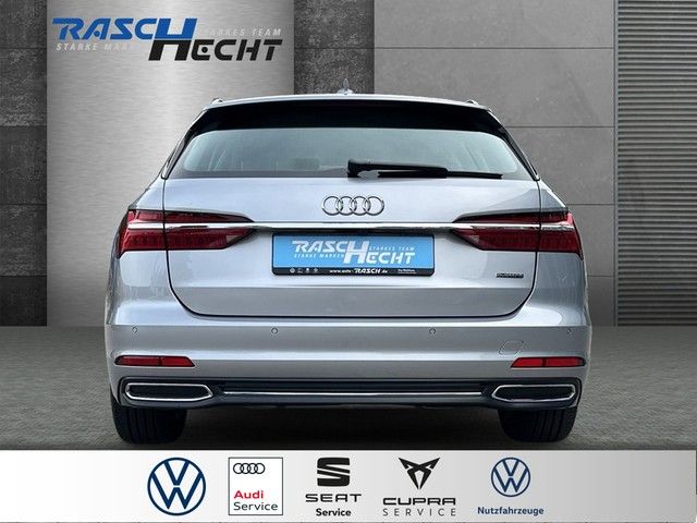 Audi A6 2023 г. Серебристый, пробег 55836 км