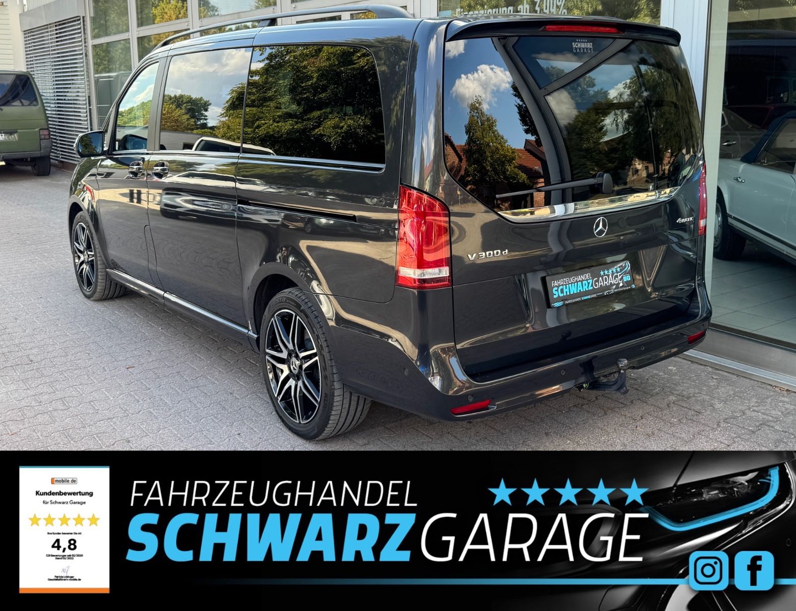 Mercedes-Benz V 300 2022 г. Серый, пробег 49980 км