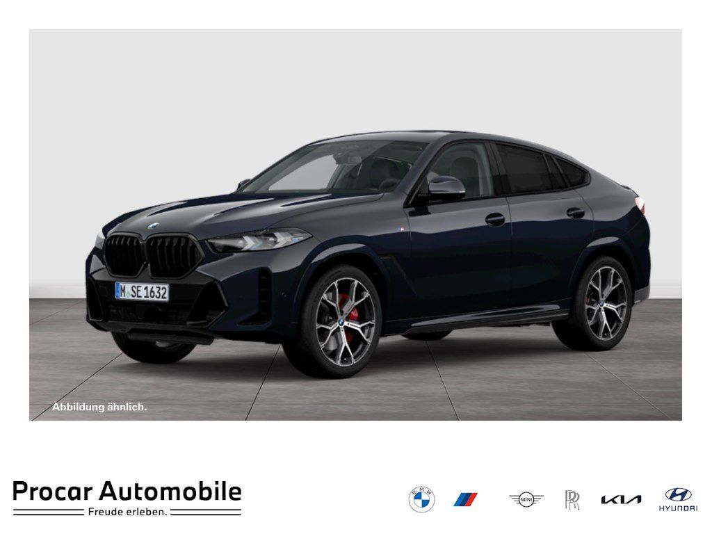 BMW X6 2023 г. Чёрный, пробег 37053 км