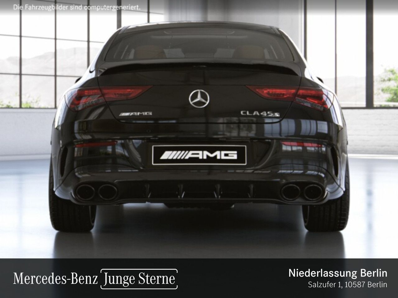 Mercedes-Benz CLA 45 AMG 2023 г. Чёрный, пробег 18835 км