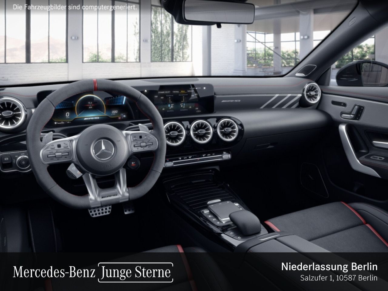 Mercedes-Benz CLA 45 AMG 2023 г. Чёрный, пробег 18835 км
