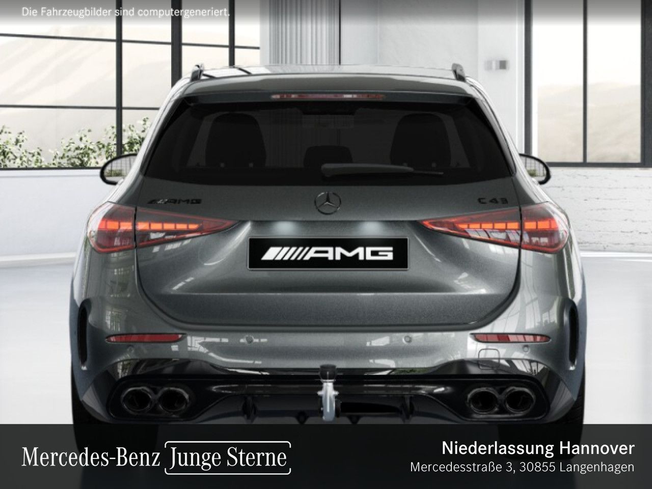 Mercedes-Benz C 43 AMG 2023 г. Серый, пробег 27032 км
