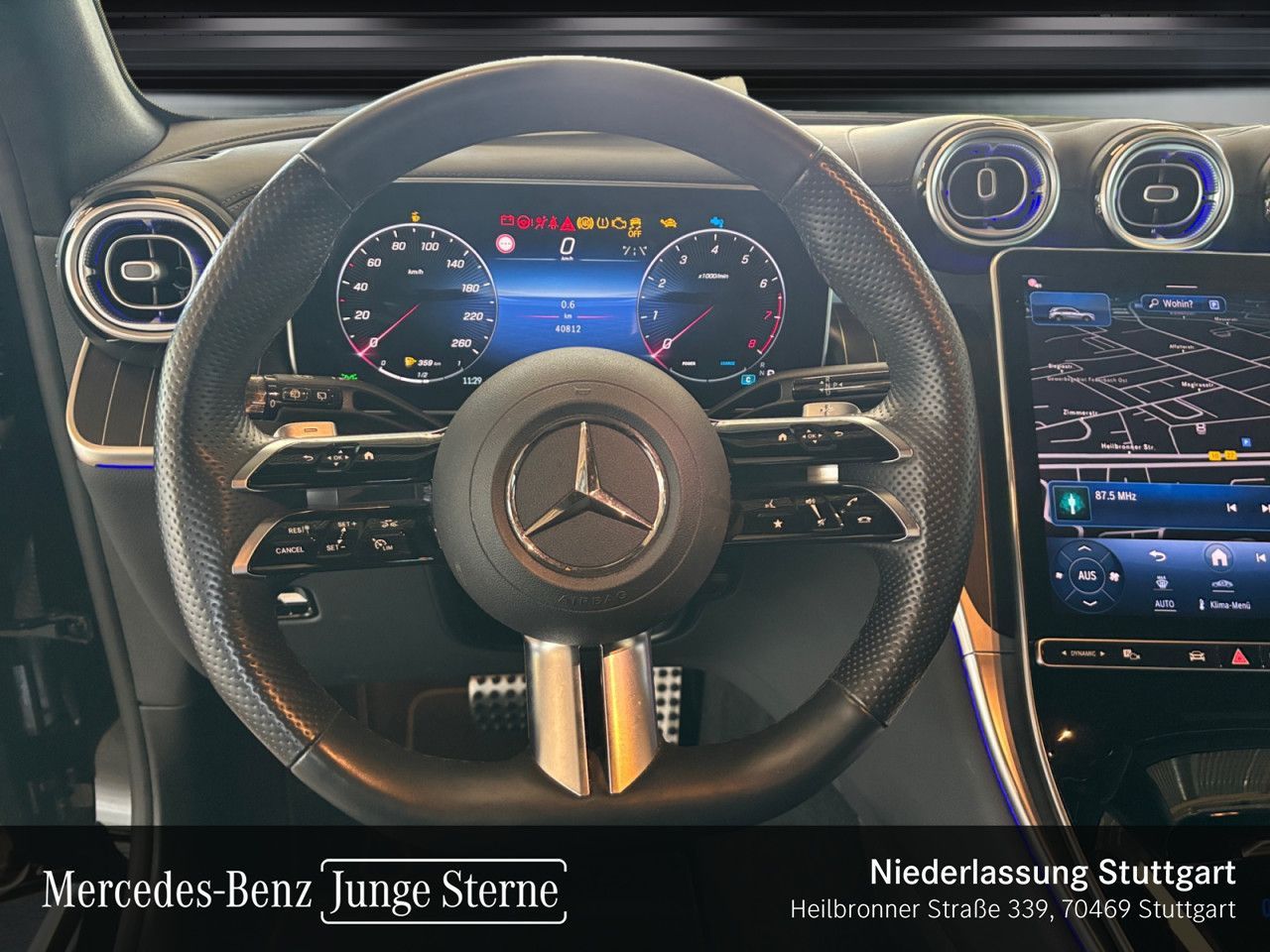 Mercedes-Benz GLC 300 2023 г. Чёрный, пробег 40811 км