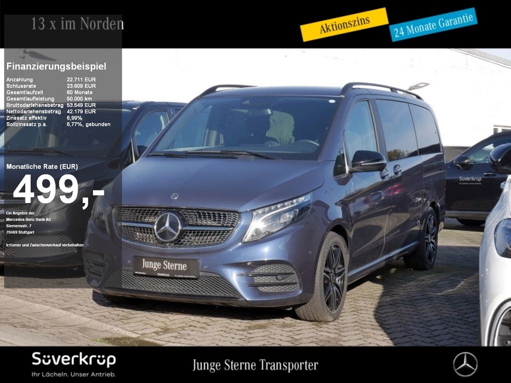 Mercedes-Benz V 220 2024 г. Синий, пробег 58428 км