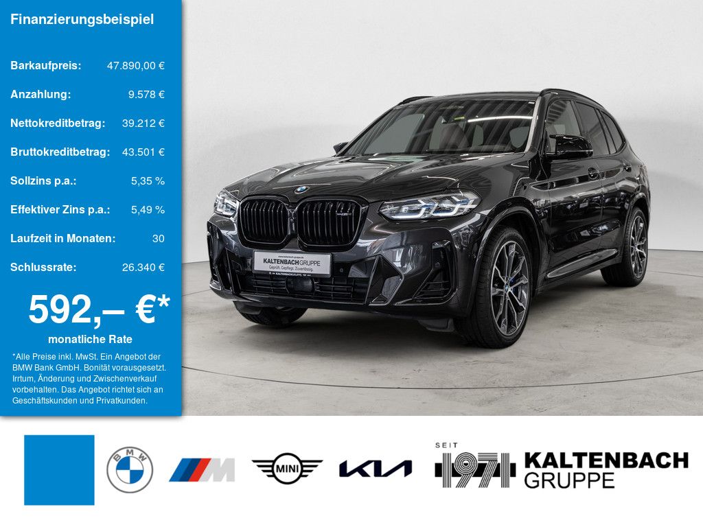BMW X3 M40 2022 г. Серый, пробег 52063 км