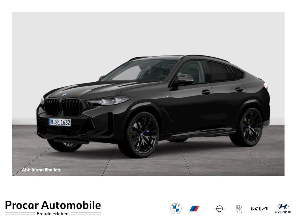 BMW X6 2025 г. Чёрный, пробег 31572 км