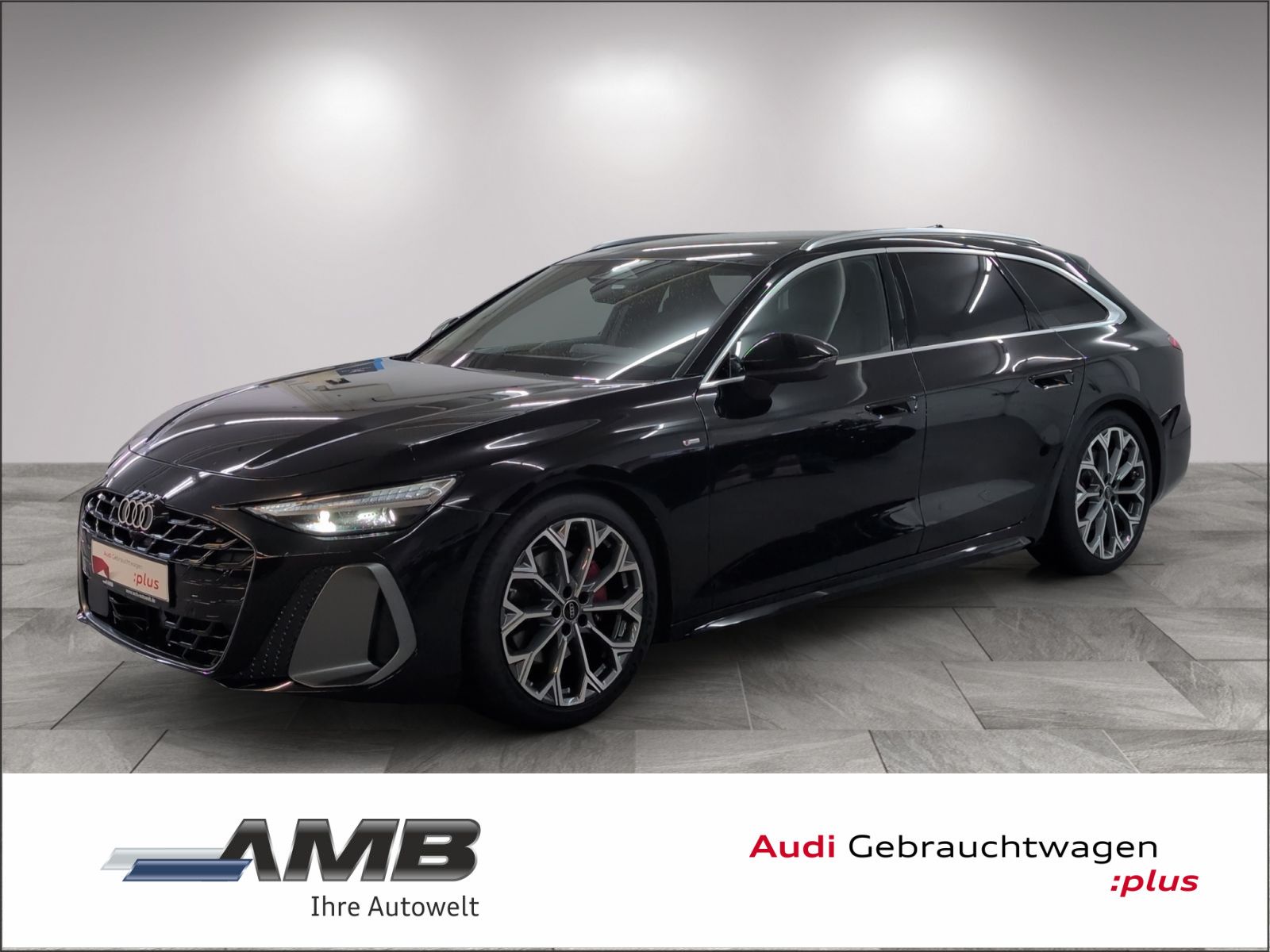 Audi A6 2026 г. Чёрный, пробег 16140 км