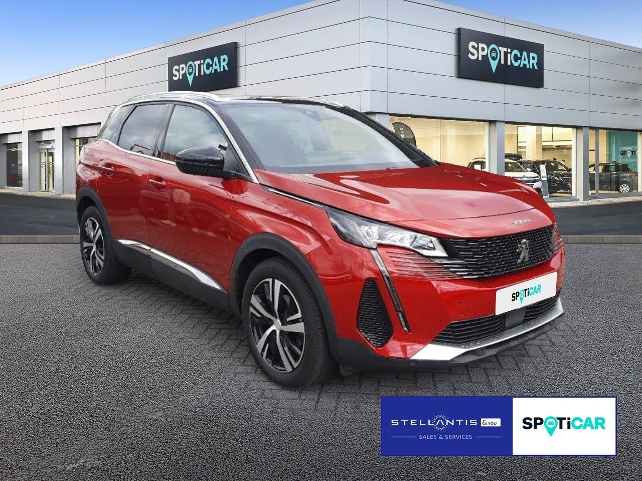 Peugeot 3008 2021 г. Красный, пробег 46135 км