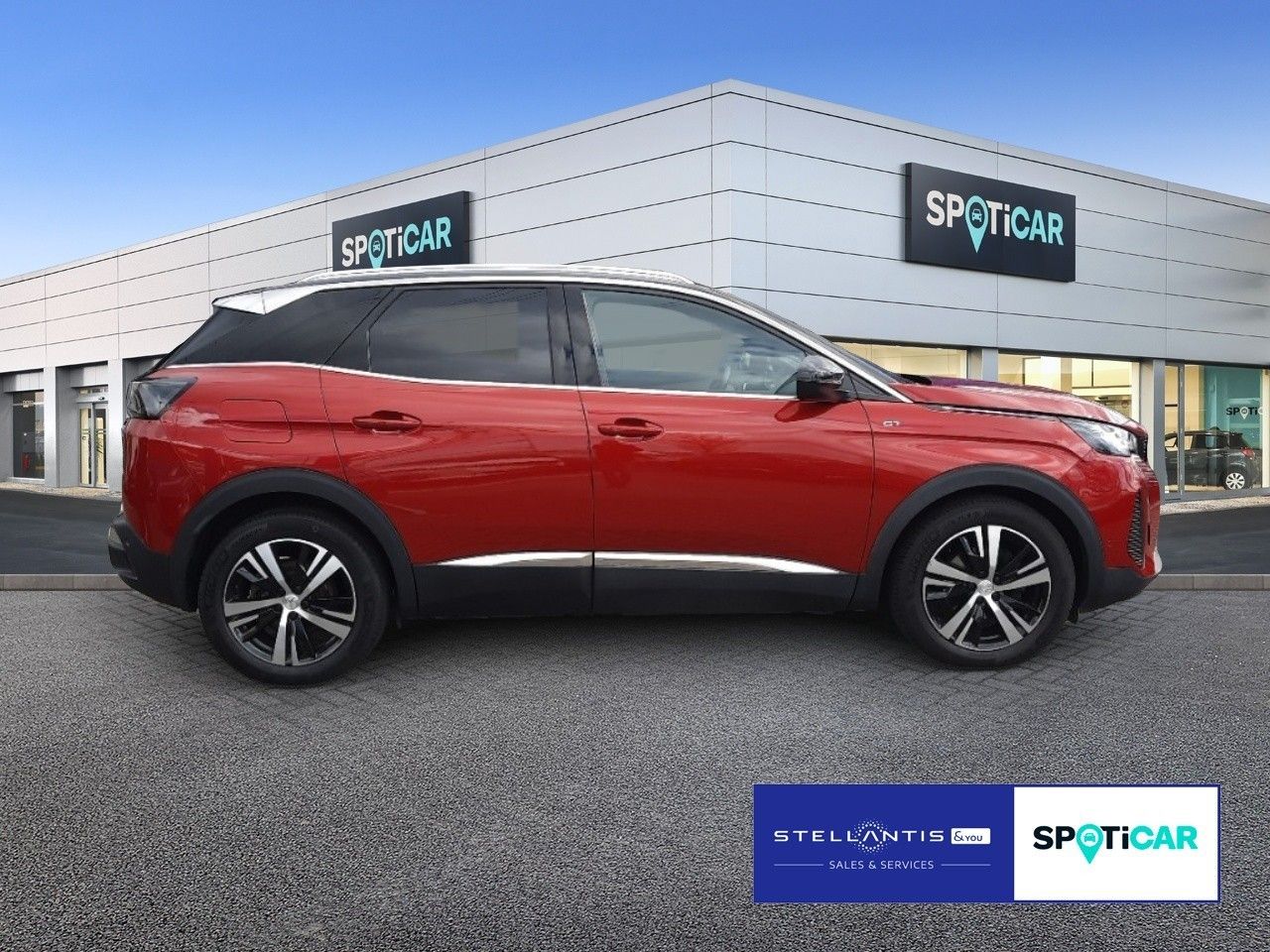 Peugeot 3008 2021 г. Красный, пробег 46135 км