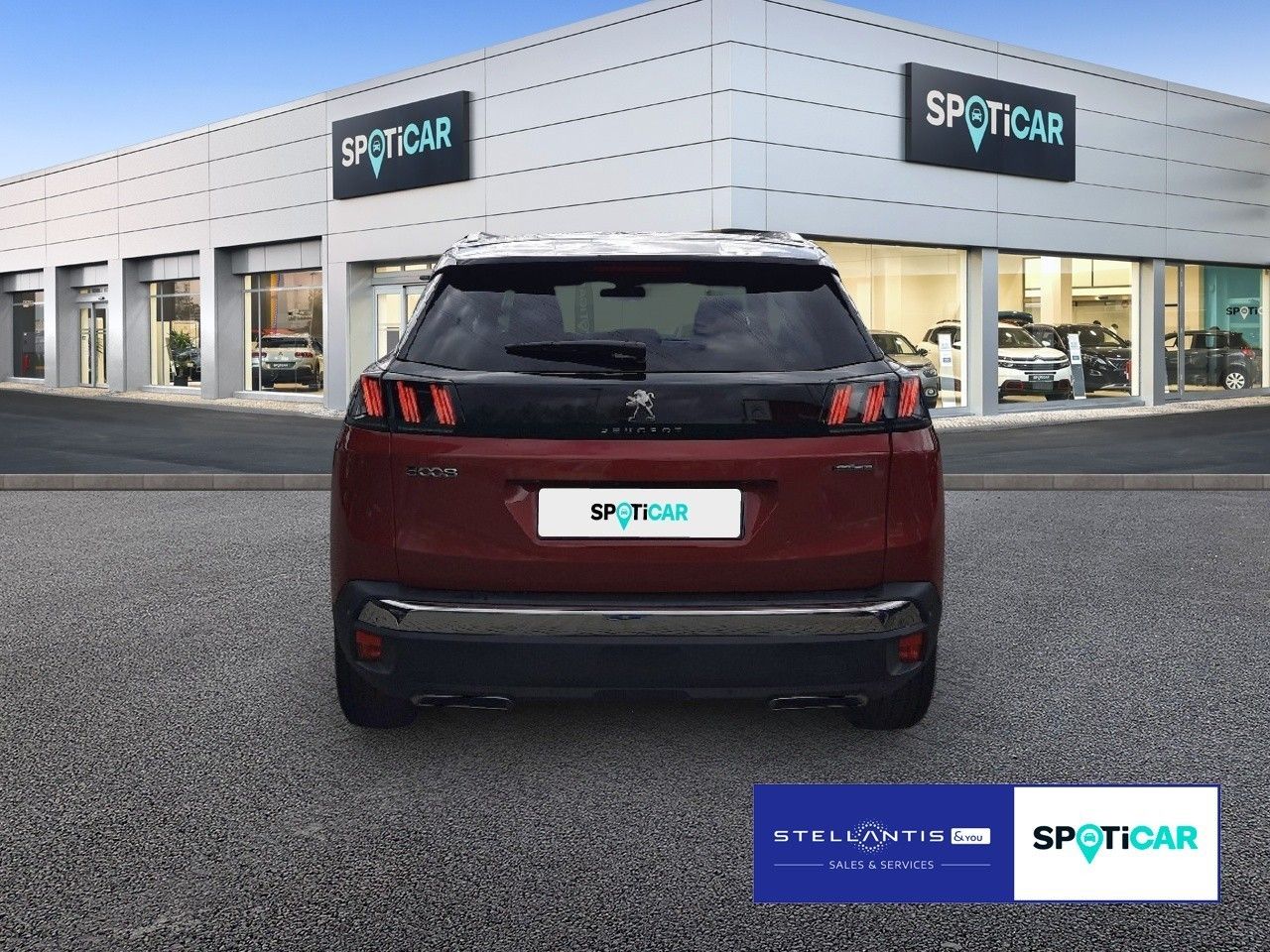 Peugeot 3008 2021 г. Красный, пробег 46135 км