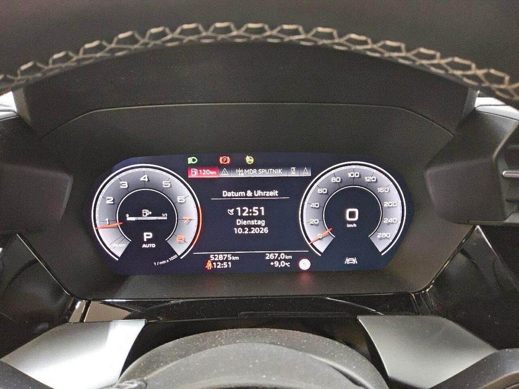 Audi A3 2022 г. Чёрный, пробег 52580 км
