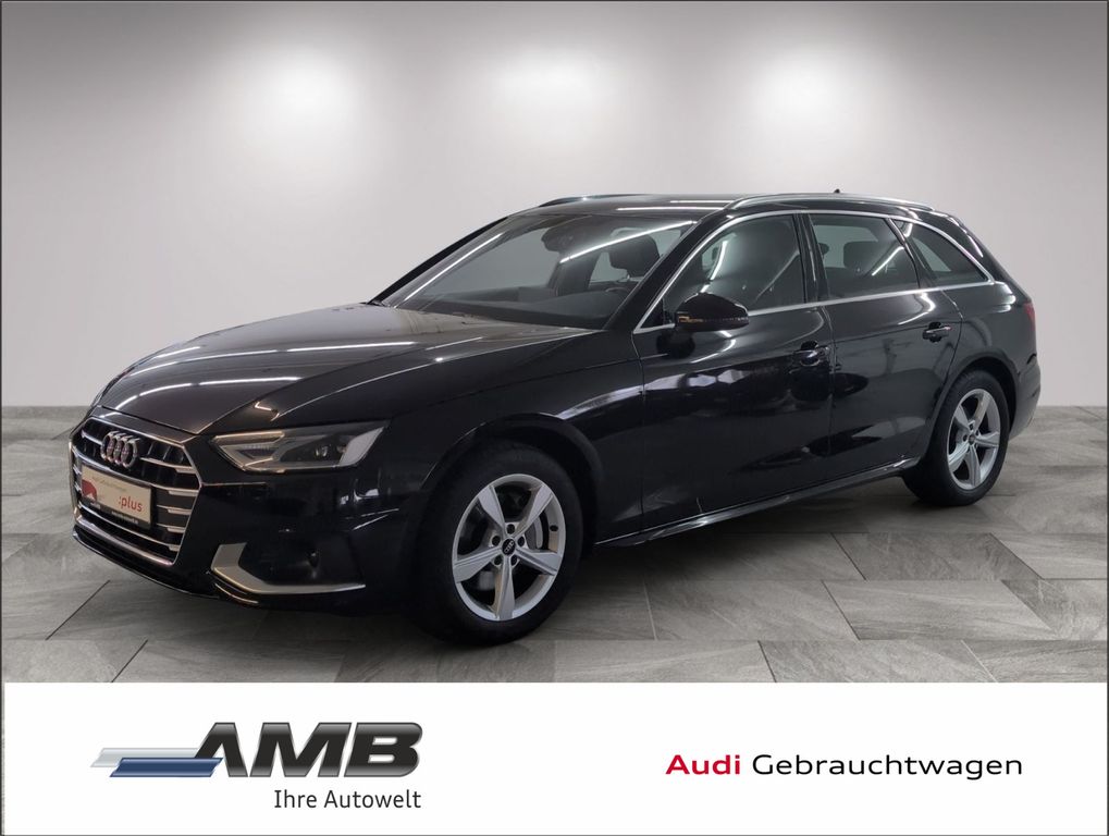 Audi A4 2023 г. Чёрный, пробег 45190 км