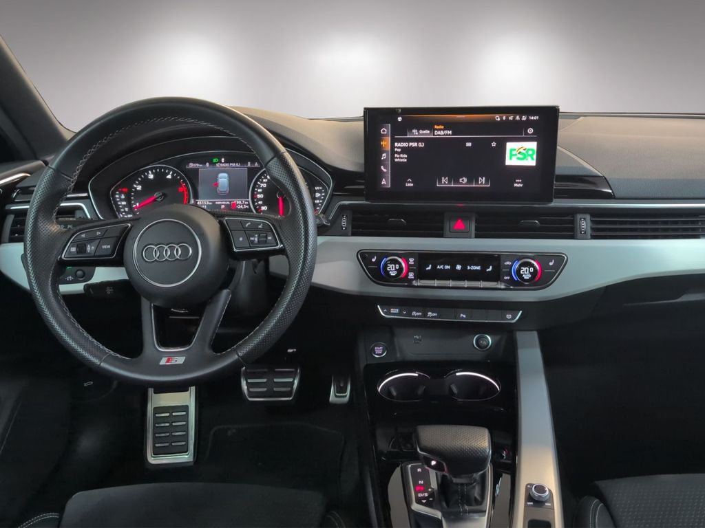 Audi A4 2023 г. Чёрный, пробег 45190 км