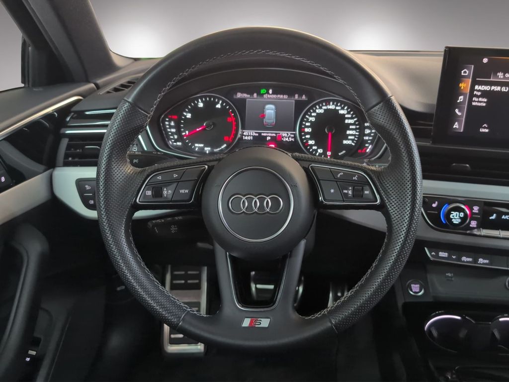 Audi A4 2023 г. Чёрный, пробег 45190 км
