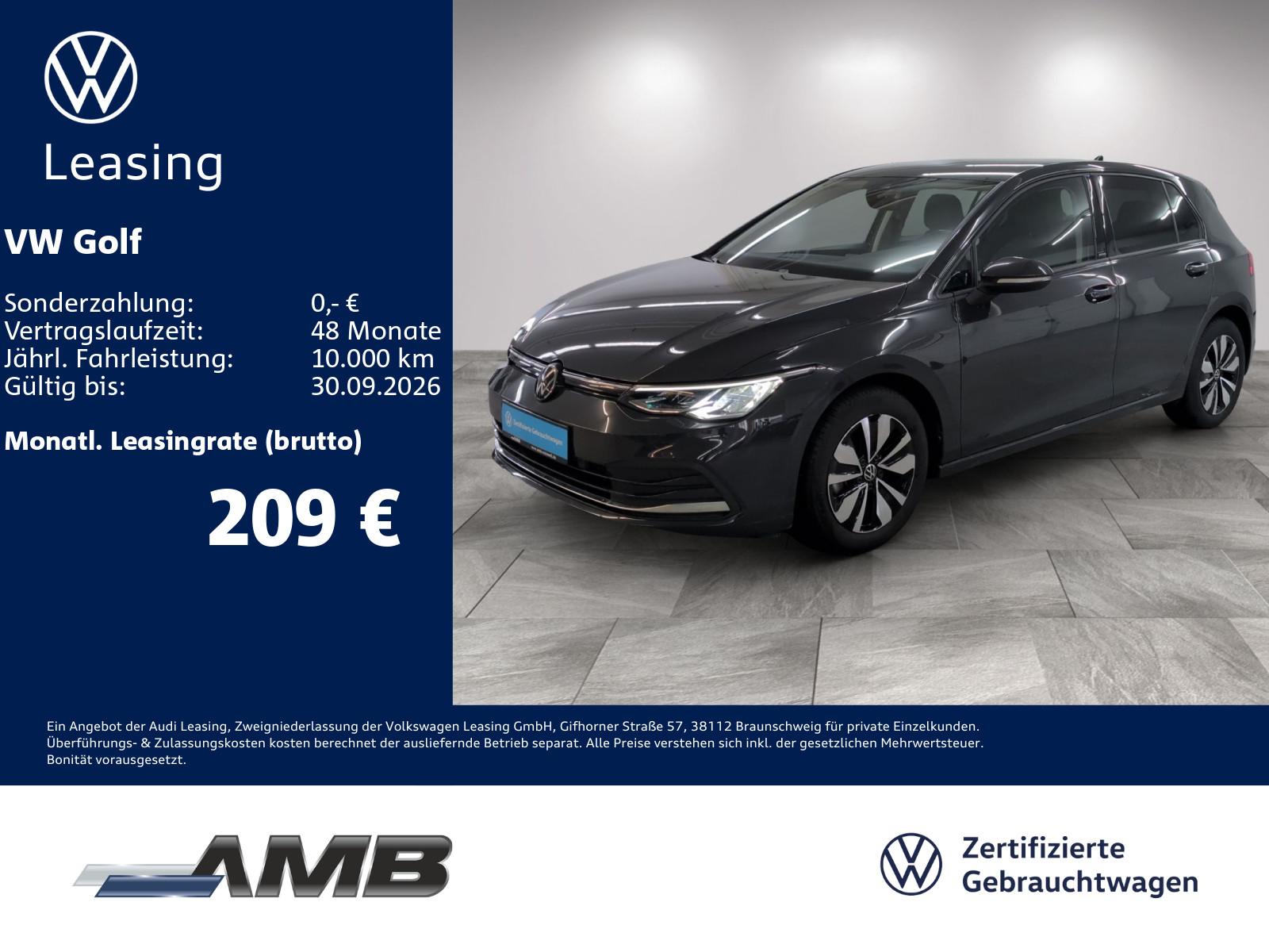 Volkswagen Golf 2024 г. Серый, пробег 23730 км