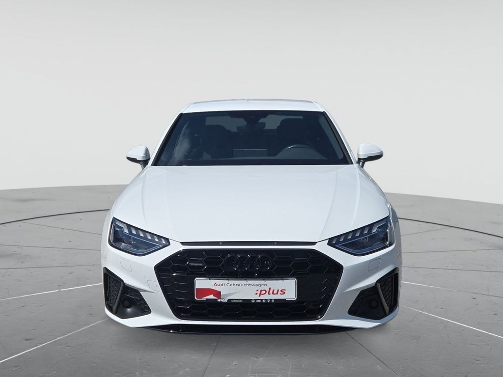Audi A4 2023 г. Белый, пробег 47611 км