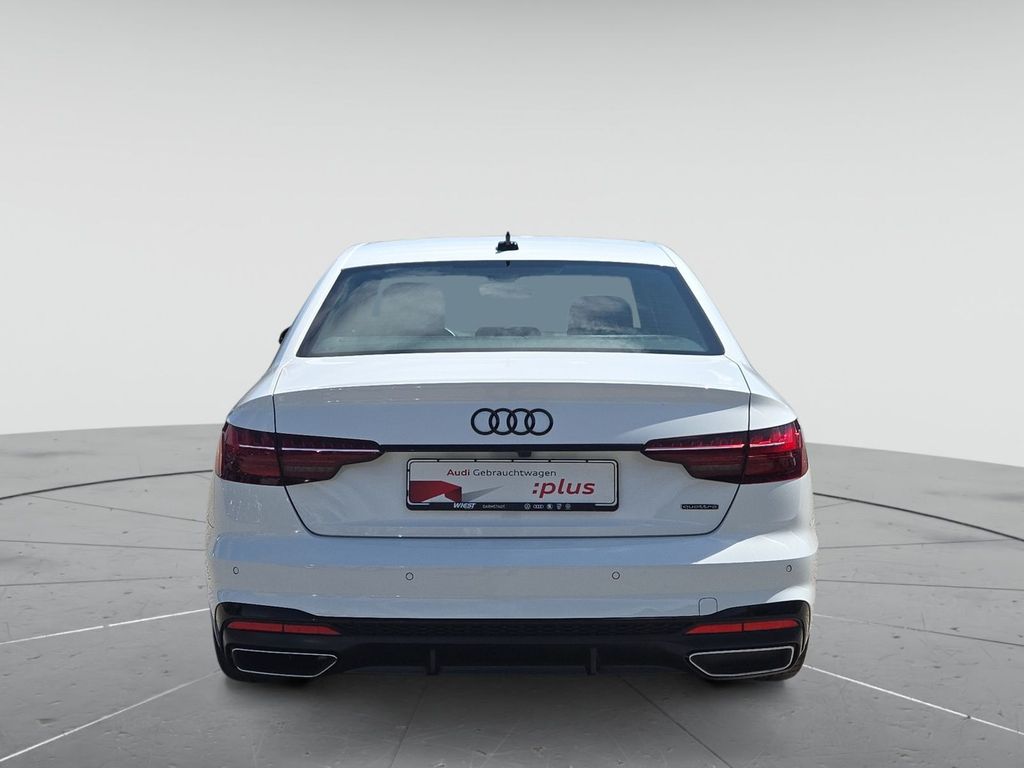 Audi A4 2023 г. Белый, пробег 47611 км
