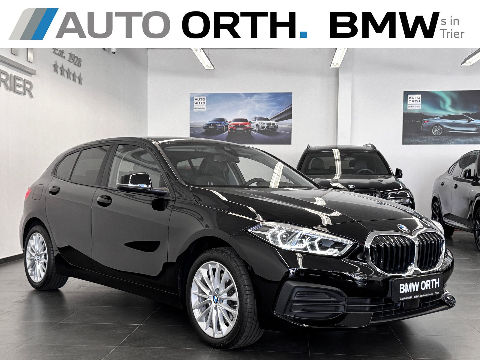 BMW 118 2024 г. Чёрный, пробег 37000 км