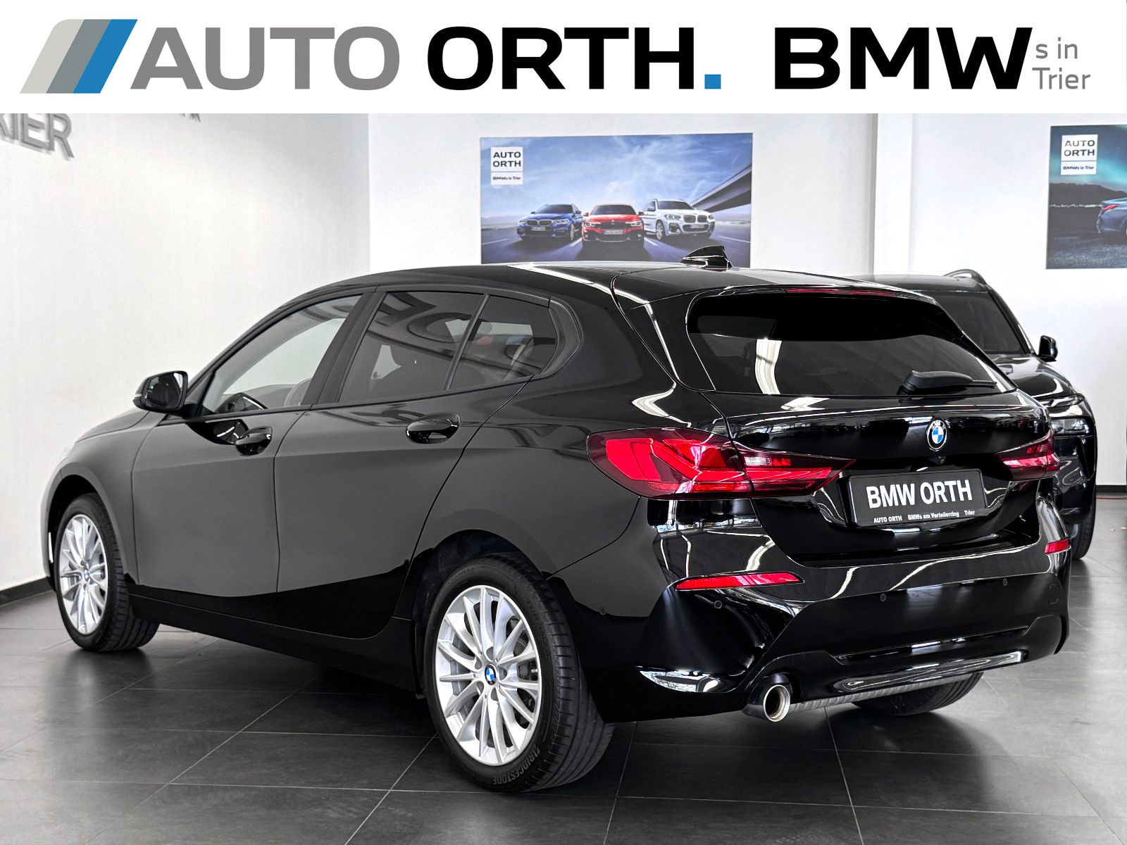 BMW 118 2024 г. Чёрный, пробег 37000 км