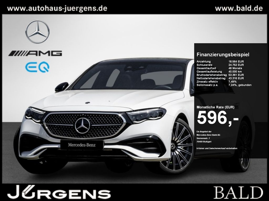 Mercedes-Benz E 200 2026 г. Белый, пробег 13428 км