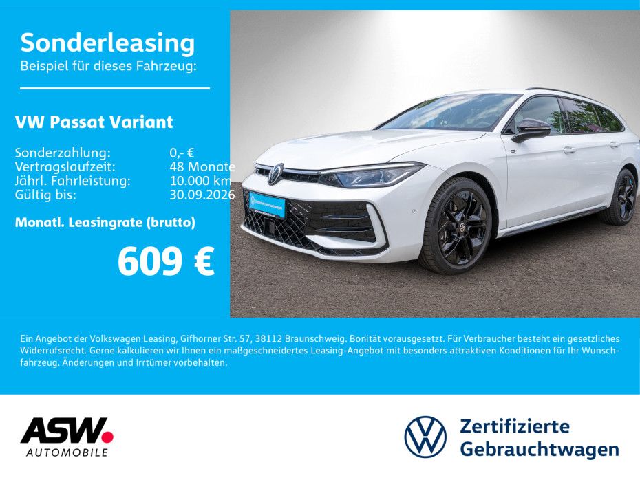 Volkswagen PASSAT VARIANT 2026 г. Белый, пробег 10990 км