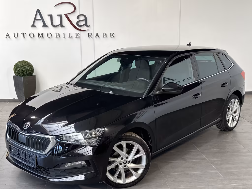 Skoda Scala 2023 г. Чёрный, пробег 44750 км