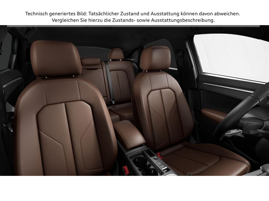 Audi Q3 2023 г. Чёрный, пробег 44953 км