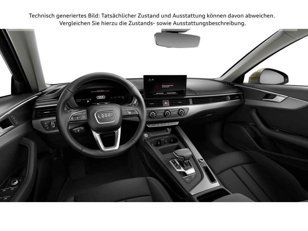 Audi A4 2023 г. Зелёный, пробег 37061 км
