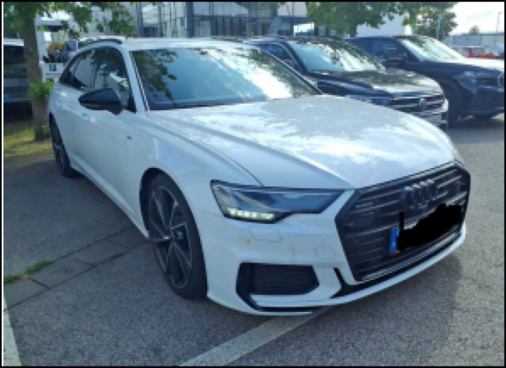 Audi A6 2022 г. Белый, пробег 42486 км