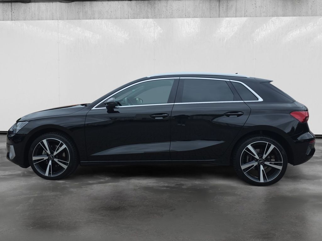 Audi A3 2023 г. Чёрный, пробег 39758 км