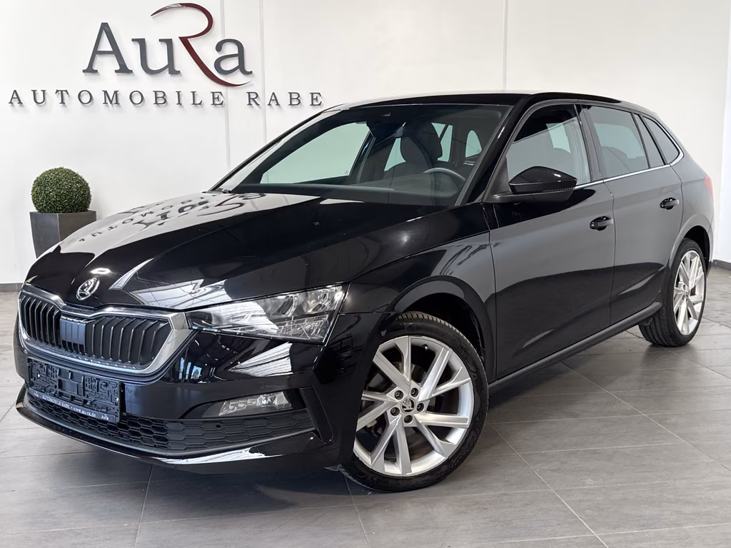 Skoda Scala 2023 г. Чёрный, пробег 49750 км