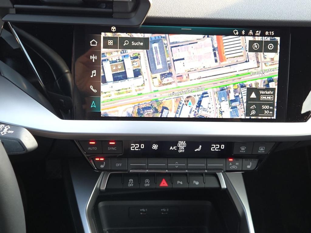 Audi A3 2024 г. Чёрный, пробег 27700 км