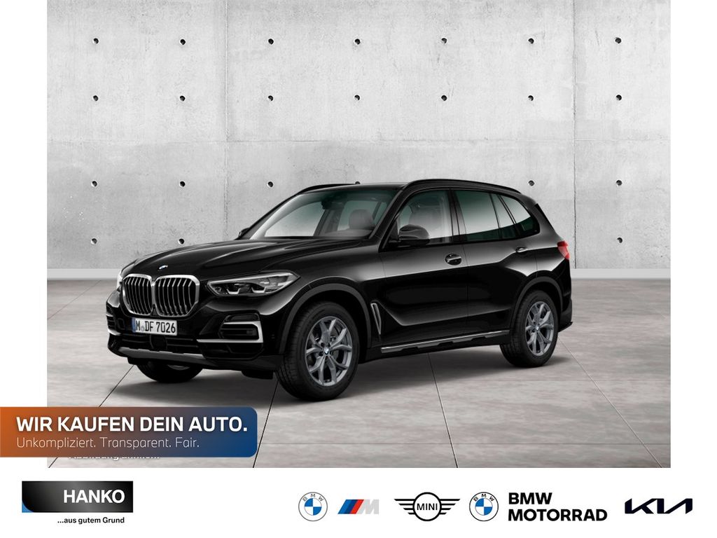 BMW X5 2022 г. Чёрный, пробег 57996 км