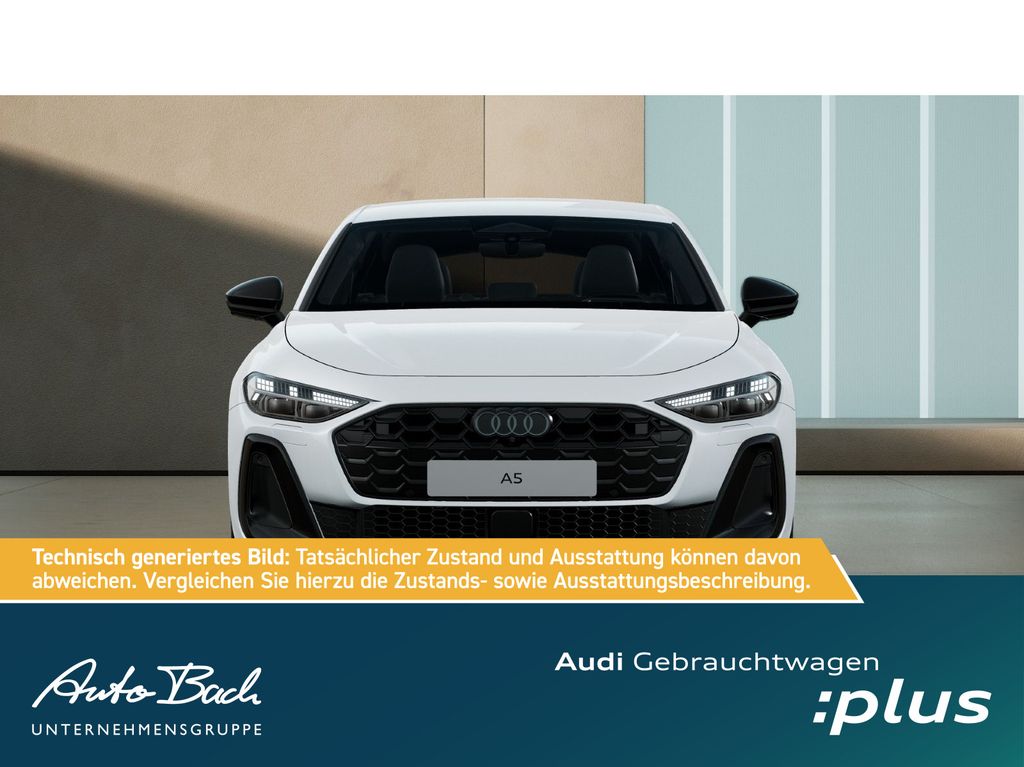 Audi A5 2026 г. Белый, пробег 17540 км