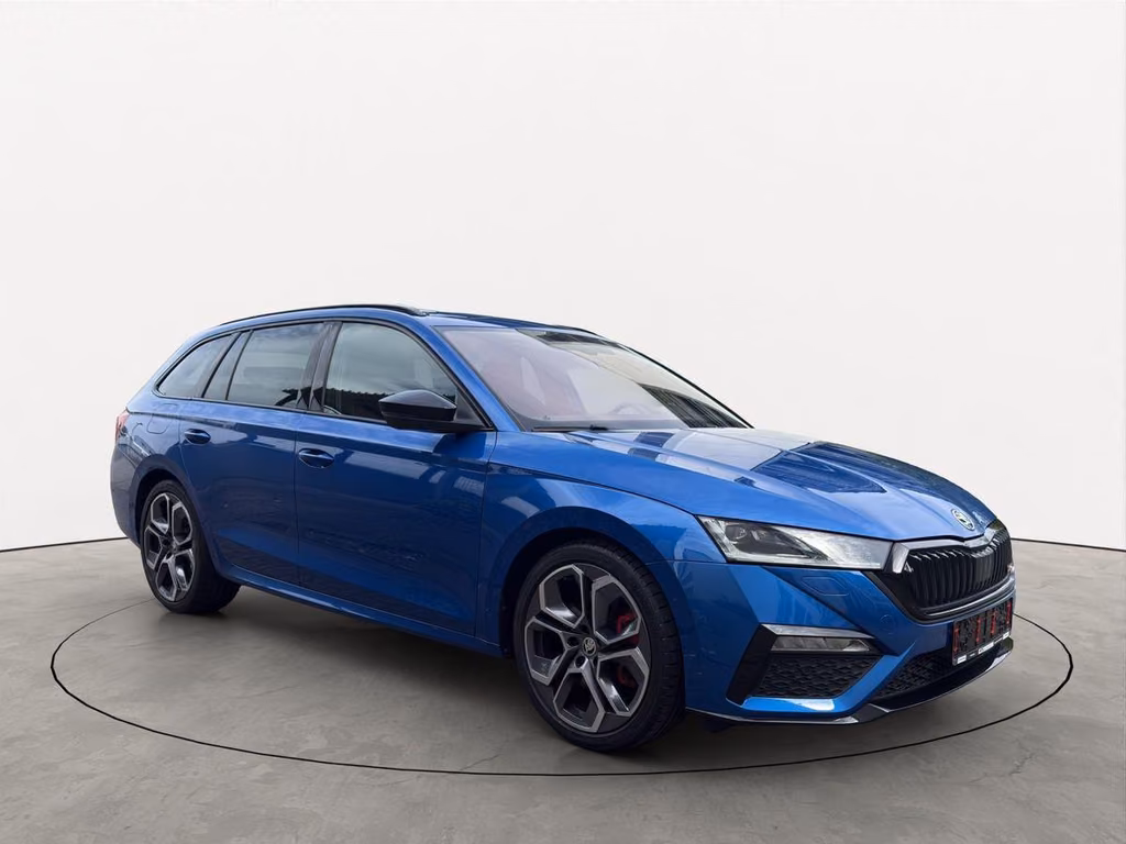Skoda Octavia 2021 г. Синий, пробег 49438 км