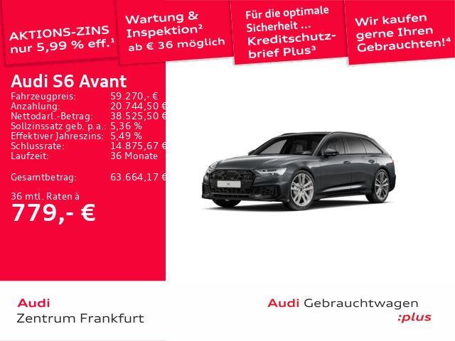 Audi S6 2024 г. Серый, пробег 32448 км