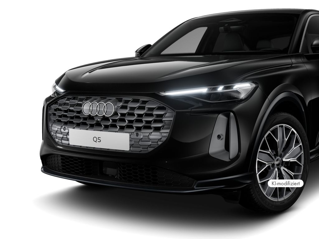 Audi Q5 2025 г. Чёрный, пробег 9297 км