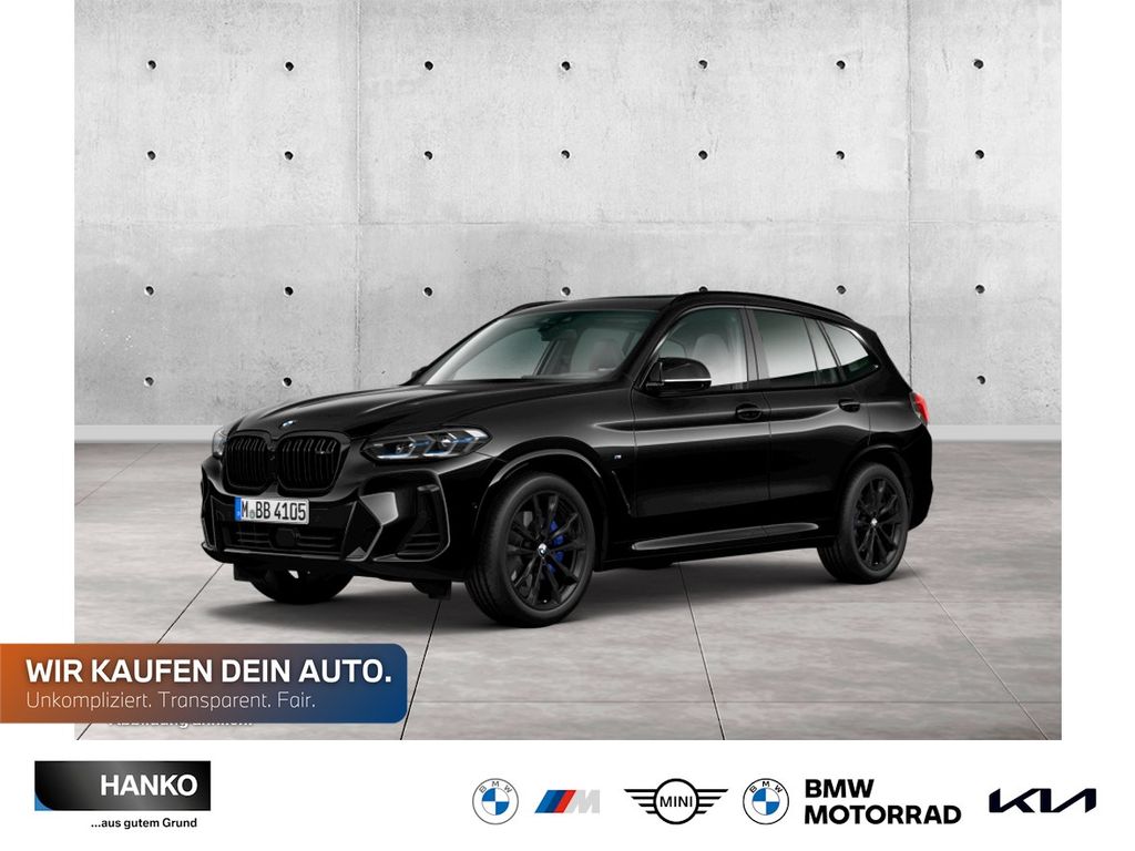 BMW X3 M40 2023 г. Чёрный, пробег 50533 км