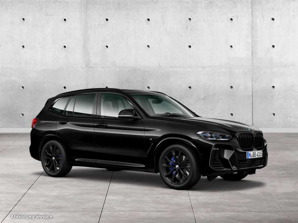 BMW X3 M40 2023 г. Чёрный, пробег 50533 км
