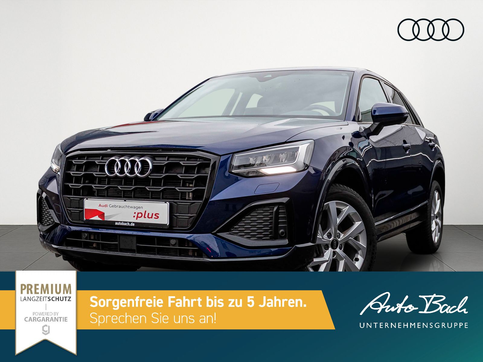 Audi Q2 2024 г. Синий, пробег 46000 км