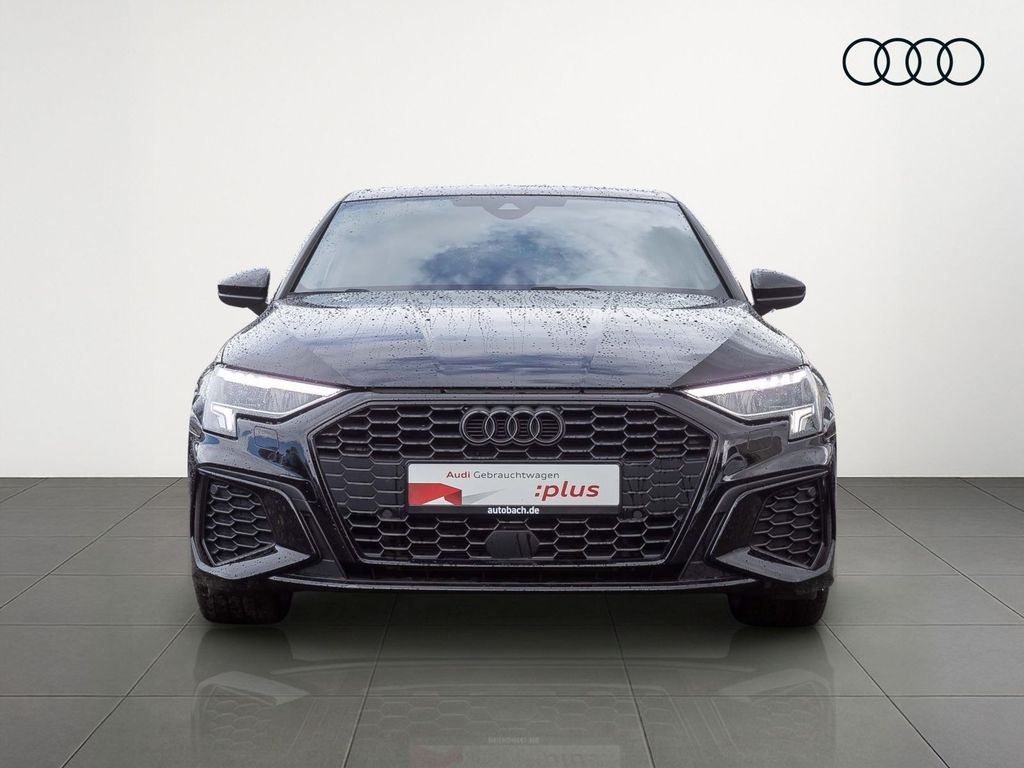 Audi A3 2023 г. Чёрный, пробег 23670 км