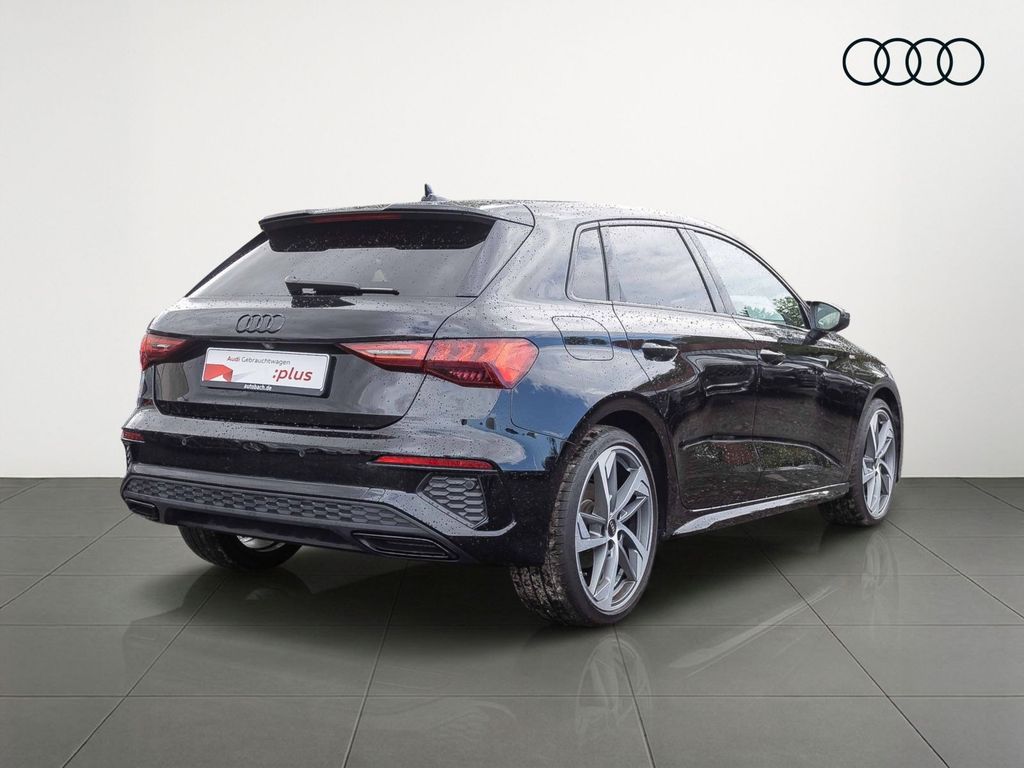 Audi A3 2023 г. Чёрный, пробег 23670 км