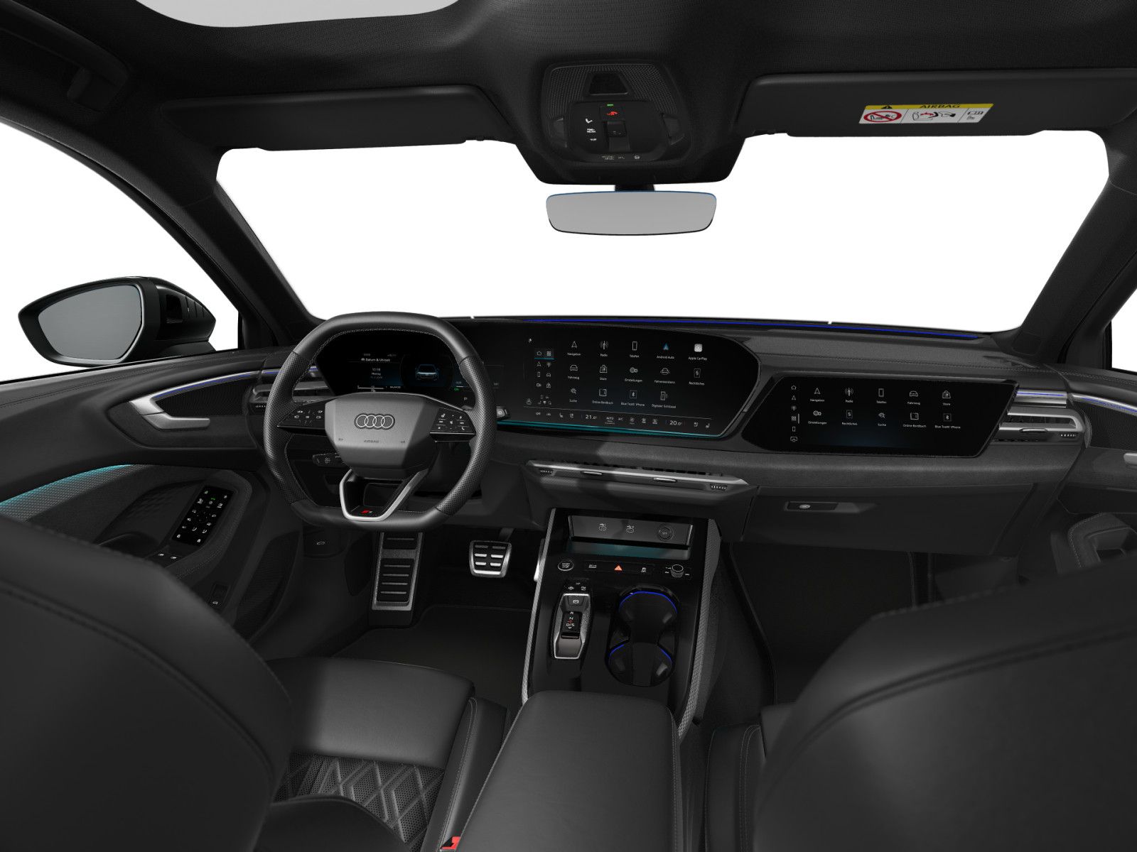Audi A5 2025 г. Белый, пробег 9837 км